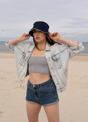 Brushed Sports Twill Bucket Hat (HW-4223)