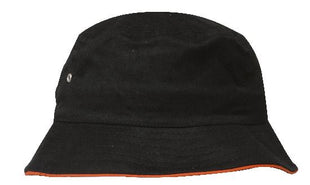 Brushed Sports Twill Bucket Hat (HW-4223)