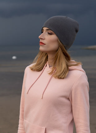 Rolled Down Acrylic Beanie - Toque (HW-4244)