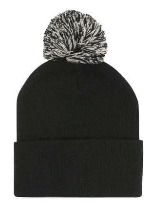 Acrylic Beanie with Pom Pom (HW-4256)