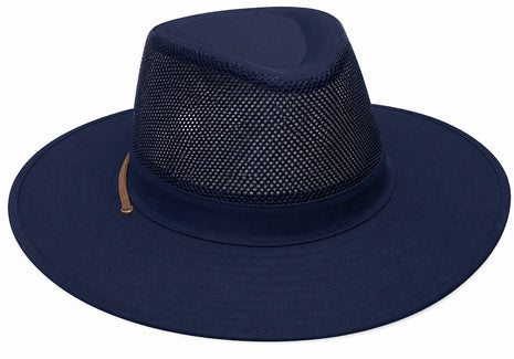 Safari Cotton Twill & Mesh Hat (HW-4276)