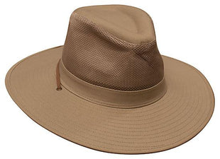 Safari Cotton Twill & Mesh Hat (HW-4276)