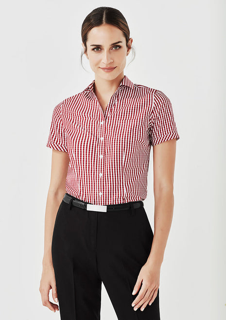 Springfield Womens Short Sleeve Shirt (BZ-43412)