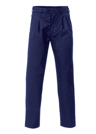 Mens Poly/Viscose Pleat Front Pants (DN-4502)