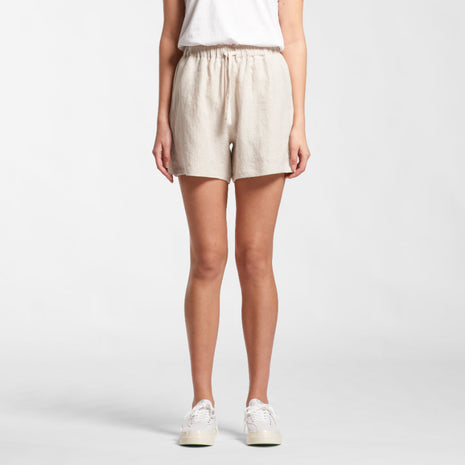 Womens Linen Shorts (AS-4919)