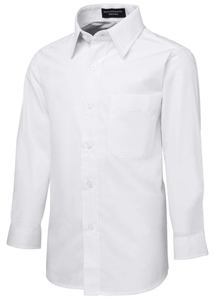 Kids Long Sleeve Poplin Shirt (JB-4PK)