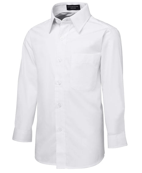 Kids Long Sleeve Poplin Shirt (JB-4PK)