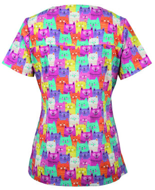 Ladies Scrub Top Printed (JB-4STP1)