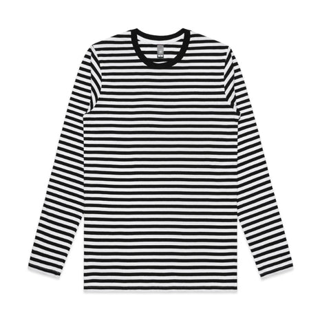 Mens Match Stripe Long Sleeve T-Shirt (AS-5031)