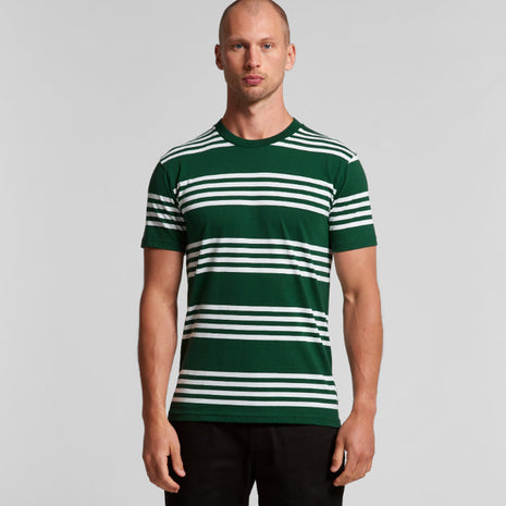 Mens Classic Quad Stripe T-Shirt (AS-5046)