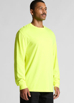 Mens Block Long Sleeve T-Shirt (Safety Colours) (AS-5054F)