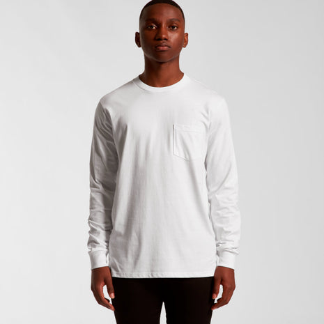 Mens Classic Pocket Long Sleeve T-Shirt (AS-5072)