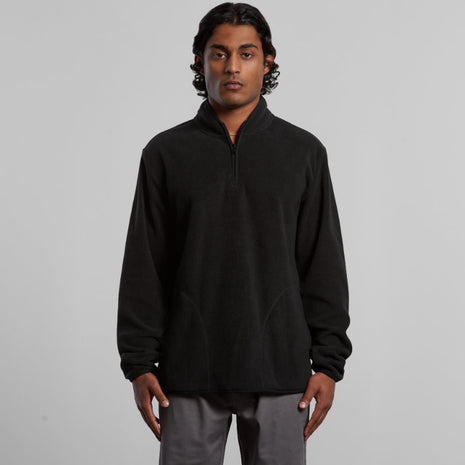 Mens Microfleece Half Zip Crew Jumper (AS-5147)