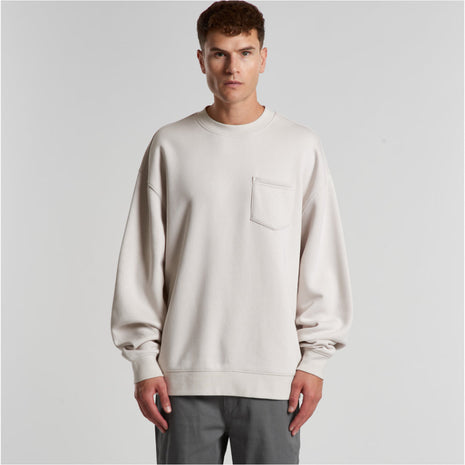 Mens Relax Pocket Crew Jumper (AS-5163)
