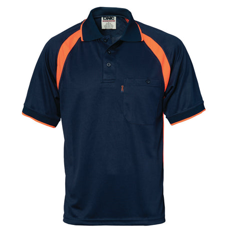 Cool-Breathe Contrast Polo - Short Sleeve (DN-5216)