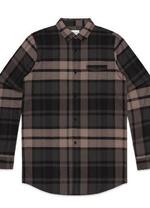 Mens Plaid Oxford Shirt (AS-5401P)