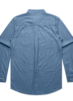 Mens Blue Denim Shirt (AS-5409)