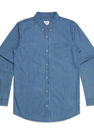Mens Blue Denim Shirt (AS-5409)