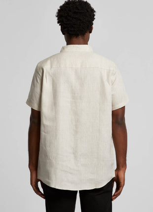 Mens Linen Short Sleeve Shirt (AS-5420)