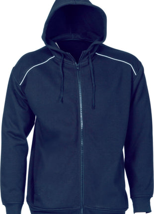 Mens Contast Piping Fleecy Hoodie (DN-5422)