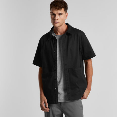 Mens Printers Short Sleeve Shirt (AS-5424)