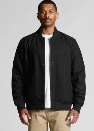 Mens Felt Bomber Jacket (AS-5512)