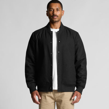 Mens Felt Bomber Jacket (AS-5512)