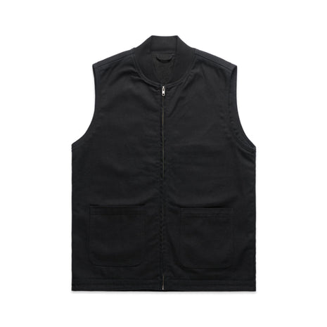 Mens Canvas Heavy Vest (AS-5528)