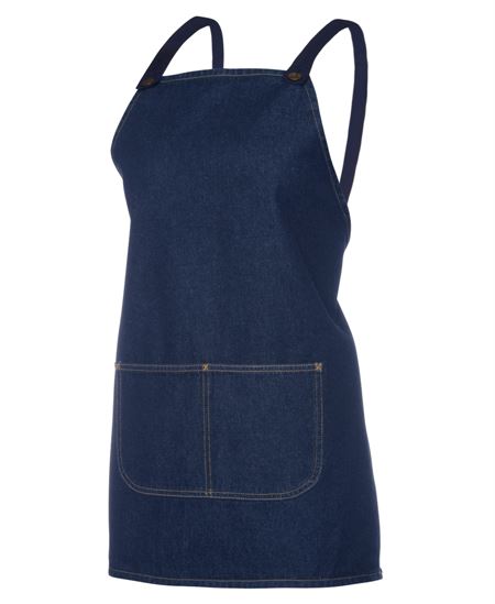 Cross Back Bib Denim Apron (Without Strap) (JB-5ACBB)