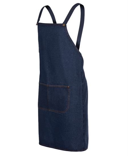 Cross Back Denim Apron (Without Strap) (JB-5ACBD)