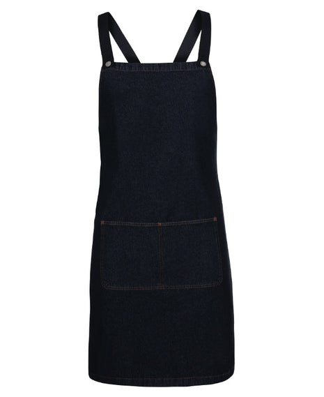 Cross Back Denim Apron (Without Strap) (JB-5ACBD)