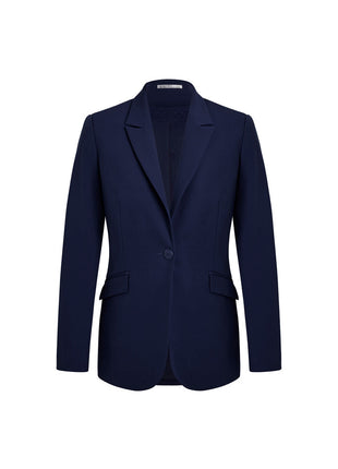Siena Womens One Button Longline Jacket (BZ-60717)