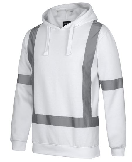 Fleece Hoodie With Reflective Tape (JB-6BNH)