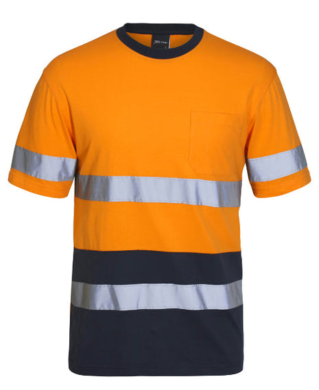 Hi Vis (D+N) Cotton T-Shirt (JB-6DNTC)