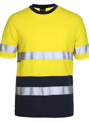 Hi Vis (D+N) Cotton T-Shirt (JB-6DNTC)