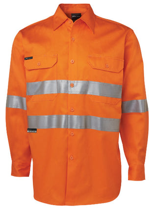 (D+N) Long Sleeve 190G Work Shirt Hi Vis (JB-6HDNL)