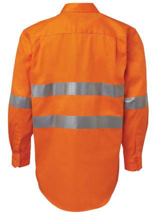 (D+N) Long Sleeve 190G Work Shirt Hi Vis (JB-6HDNL)