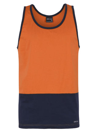 Hi Vis Cotton Singlet (JB-6HTCS)