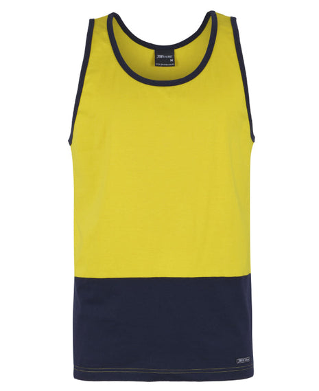 Hi Vis Cotton Singlet (JB-6HTCS)