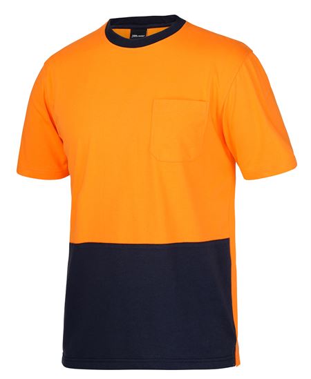 Hi Vis Crew Neck Cotton T-Shirt (JB-6HVTC)