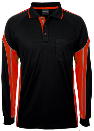 Long Sleeve Street Panel Polo (JB-6SPPL)