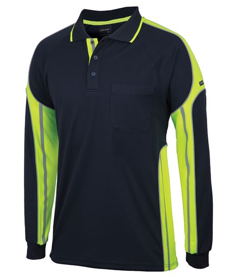 Long Sleeve Street Panel Polo (JB-6SPPL)