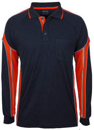Long Sleeve Street Panel Polo (JB-6SPPL)