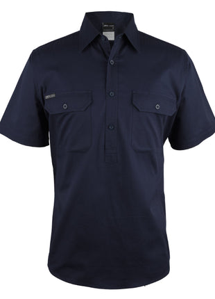 Close Front Short Sleeve 150G Work Shirt (JB-6WKCF)