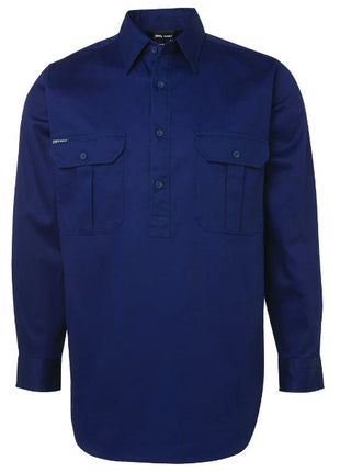 Close Front Long Sleeve Work Shirt (JB-6WSCF)