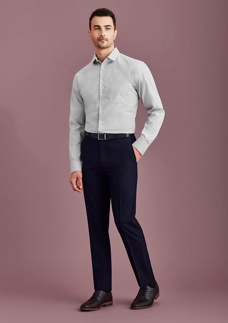 Siena Mens Slim Fit Flat Front Pant Stout (BZ-70716S)