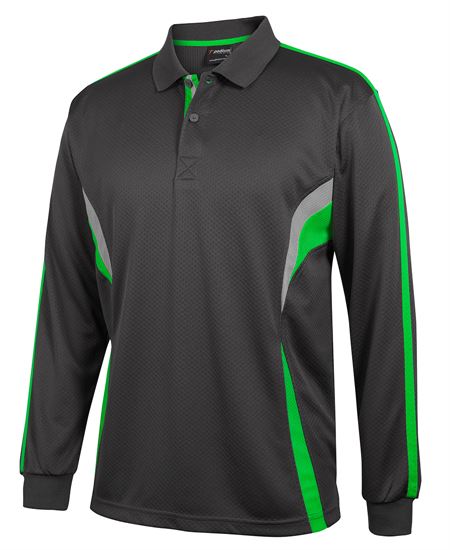 Podium Long Sleeve Cool Polo (JB-7CLP)