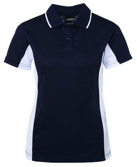 Podium Ladies Contrast Polo (JB-7LPP)