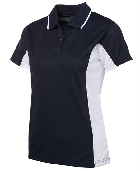 Podium Ladies Contrast Polo (JB-7LPP)