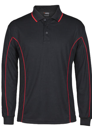 Podium Long Sleeve Piping Polo (JB-7PIPL)